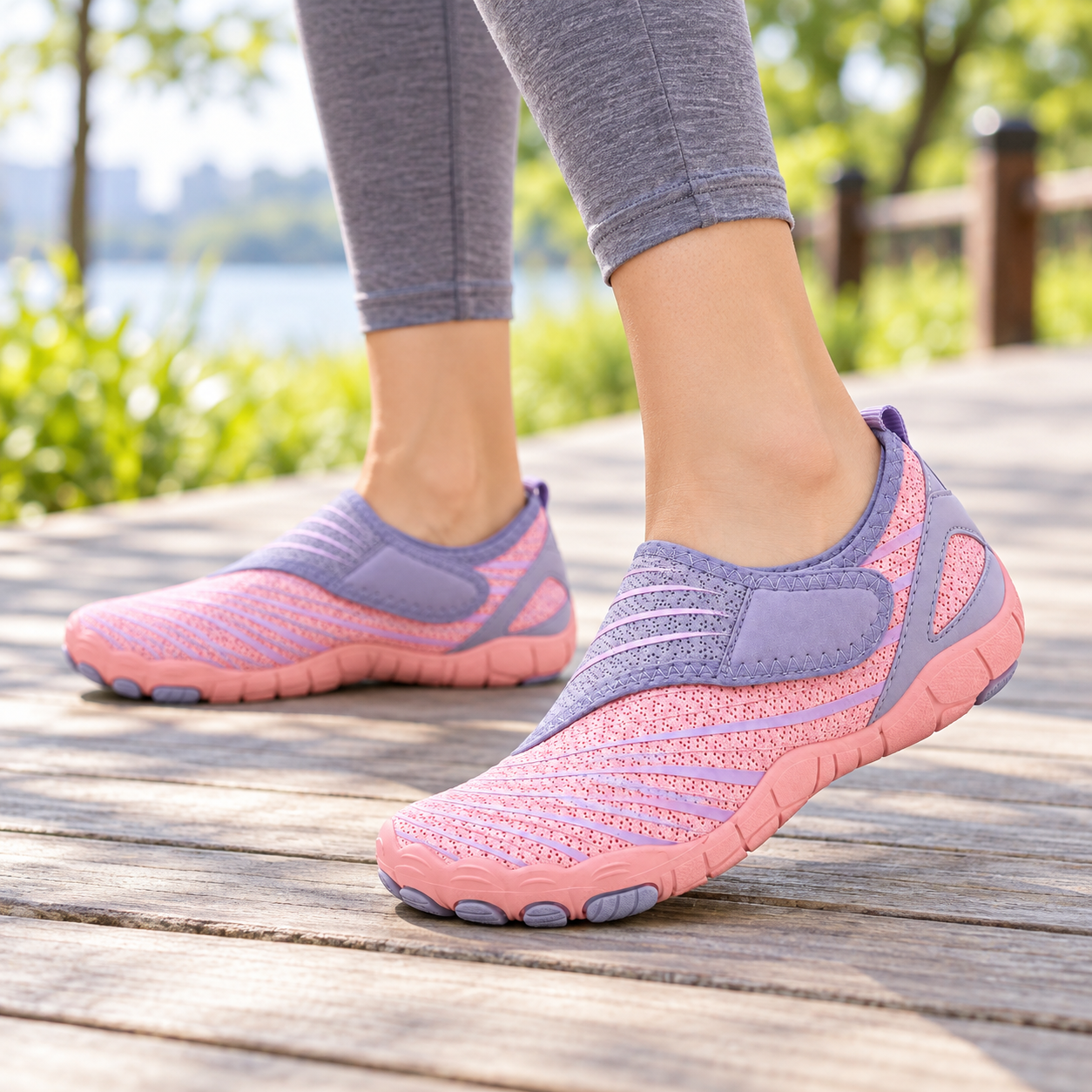 Women’s Waterproof Wide-Toe Barefoot Shoes