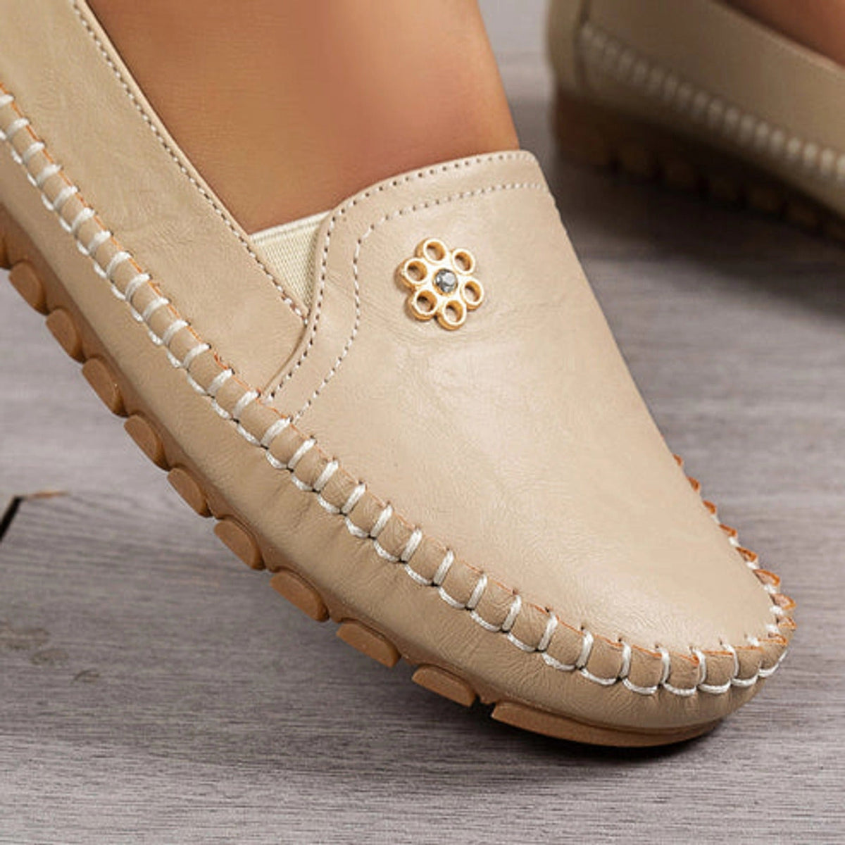 🔥Best Seller-Last Day Sale 60% OFF🔥 Orthopedic leather shoes, Lightweight, Anti-Slip, Breathable for Women