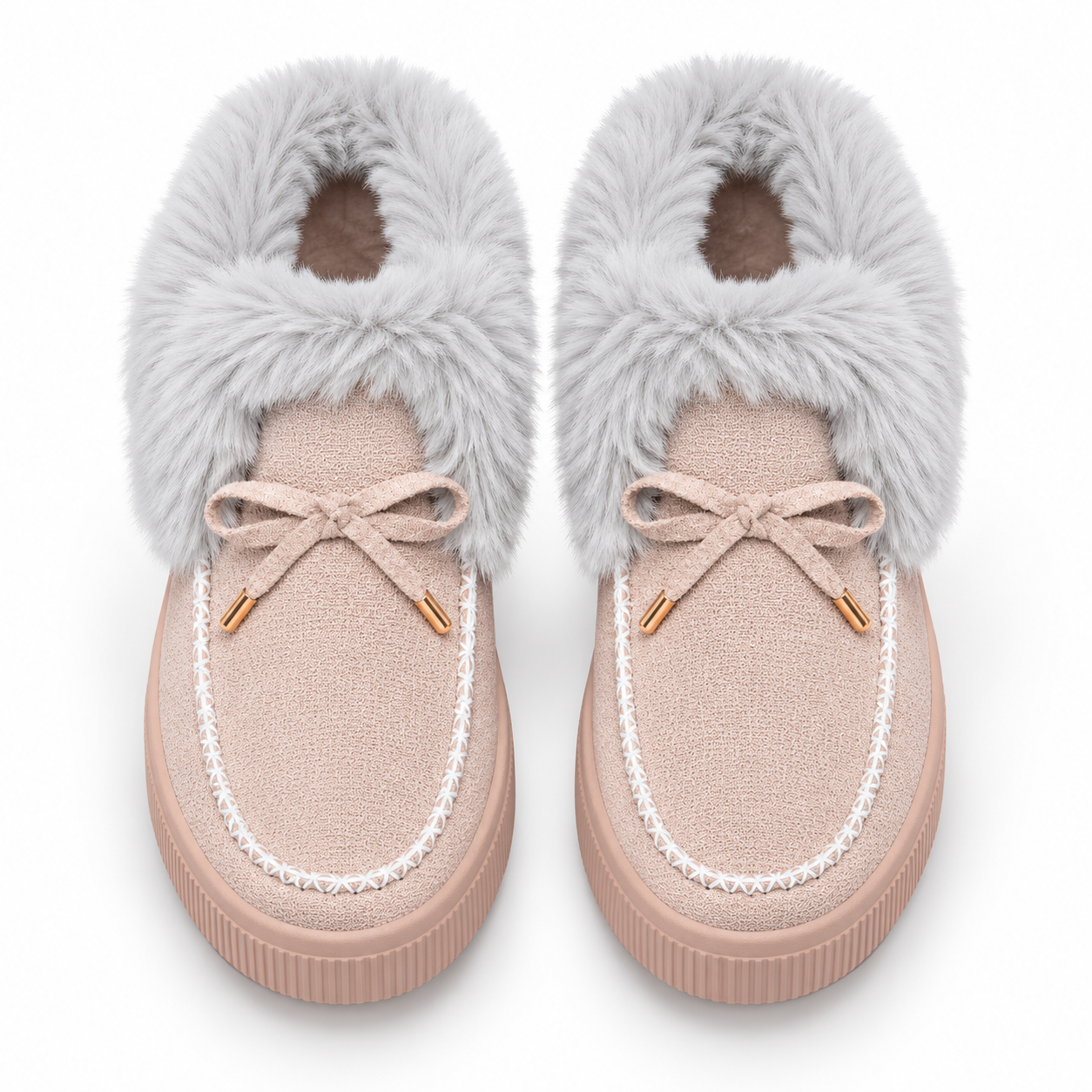 Women’s Faux-Fur Bow Ankle Boots