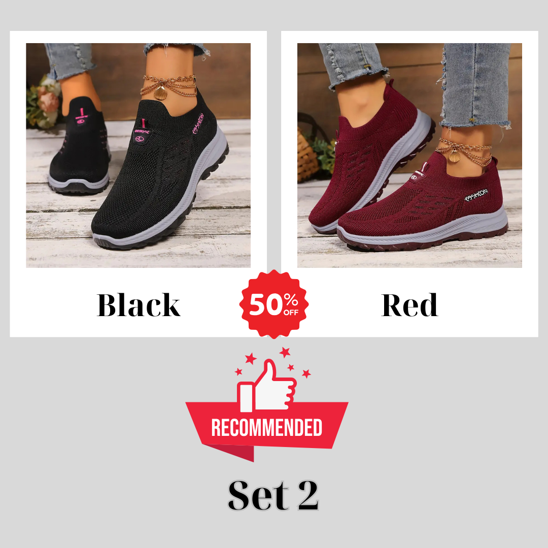 🔥Best Seller-Last Day Sale 60% OFF🔥Ultra-Comfortable Soft-Sole Slip-On Walking Shoes for Women